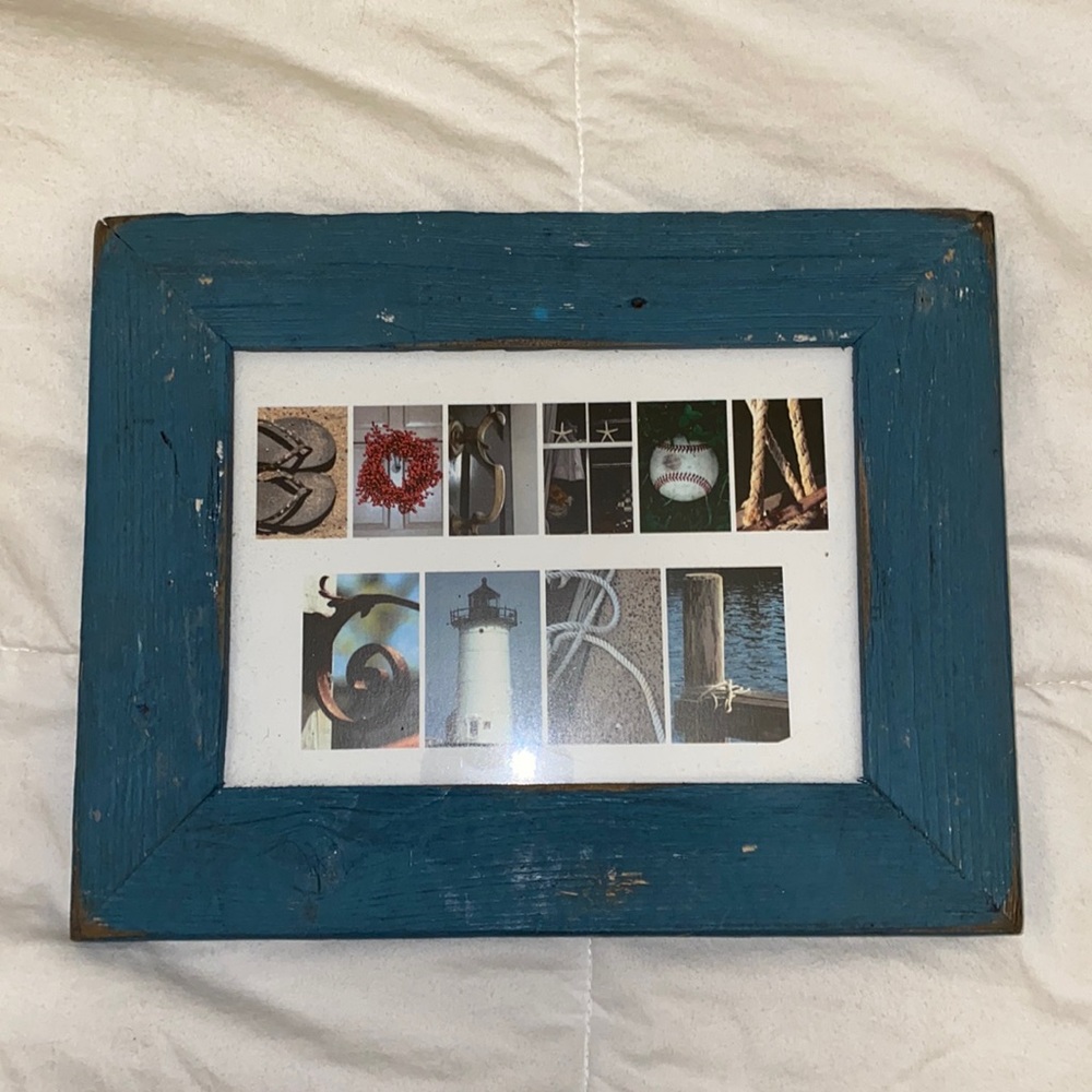 Barnwood framed sign or picture frame